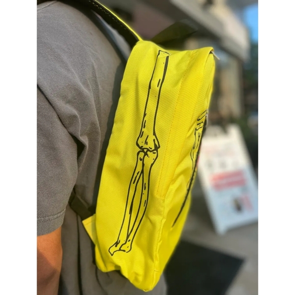 Anti Social Social Club Broken Small Backpack 'Yellow' - Picture 5 of 9